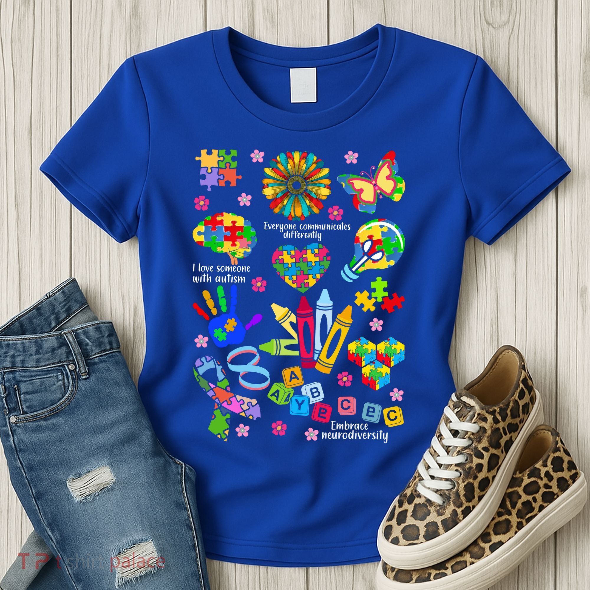 Autism Mashup Collage Women's T-Shirt