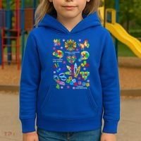 Autism Mashup Collage Kids Hoodie thumb 3