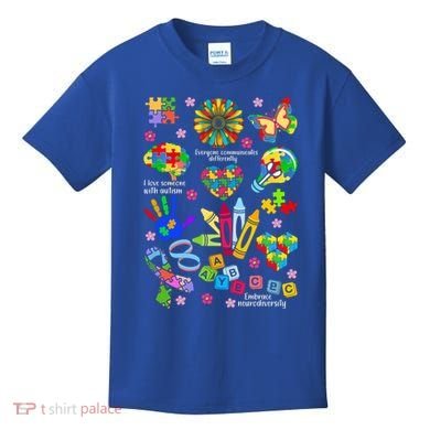 Autism Mashup Collage Kids T-Shirt