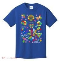 Autism Mashup Collage Kids T-Shirt thumb 0