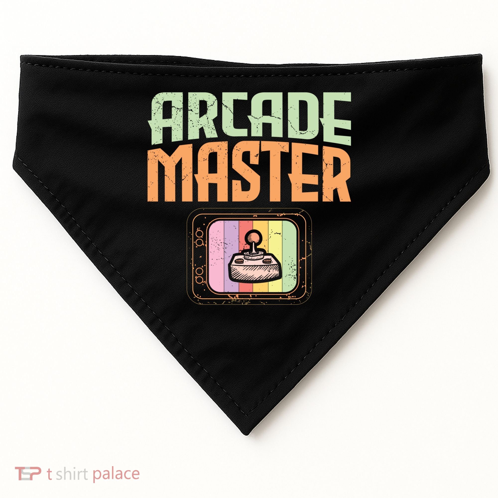 Arcade Master Classic Controller Retro Gaming Arcade Gift USA-Made Doggie Bandana