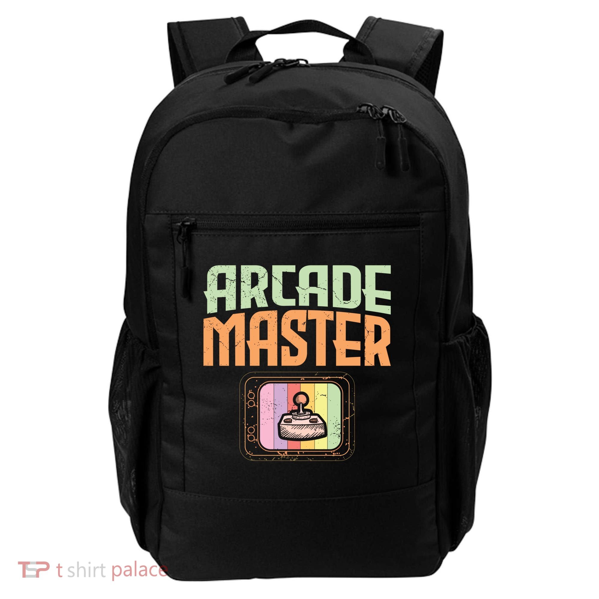 Arcade Master Classic Controller Retro Gaming Arcade Gift Backpack
