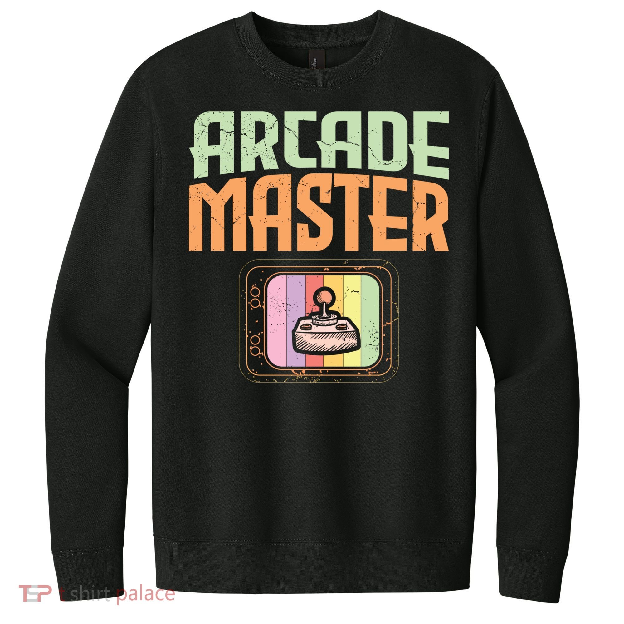 Arcade Master Classic Controller Retro Gaming Arcade Gift V.I.T. Fleece Crew Sweatshirt