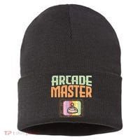 Arcade Master Classic Controller Retro Gaming Arcade Gift Sustainable Knit Beanie thumb 0
