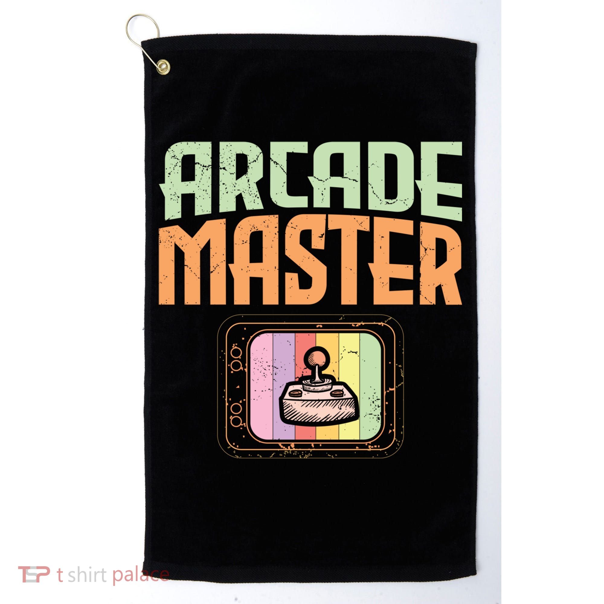 Arcade Master Classic Controller Retro Gaming Arcade Gift Golf Towel