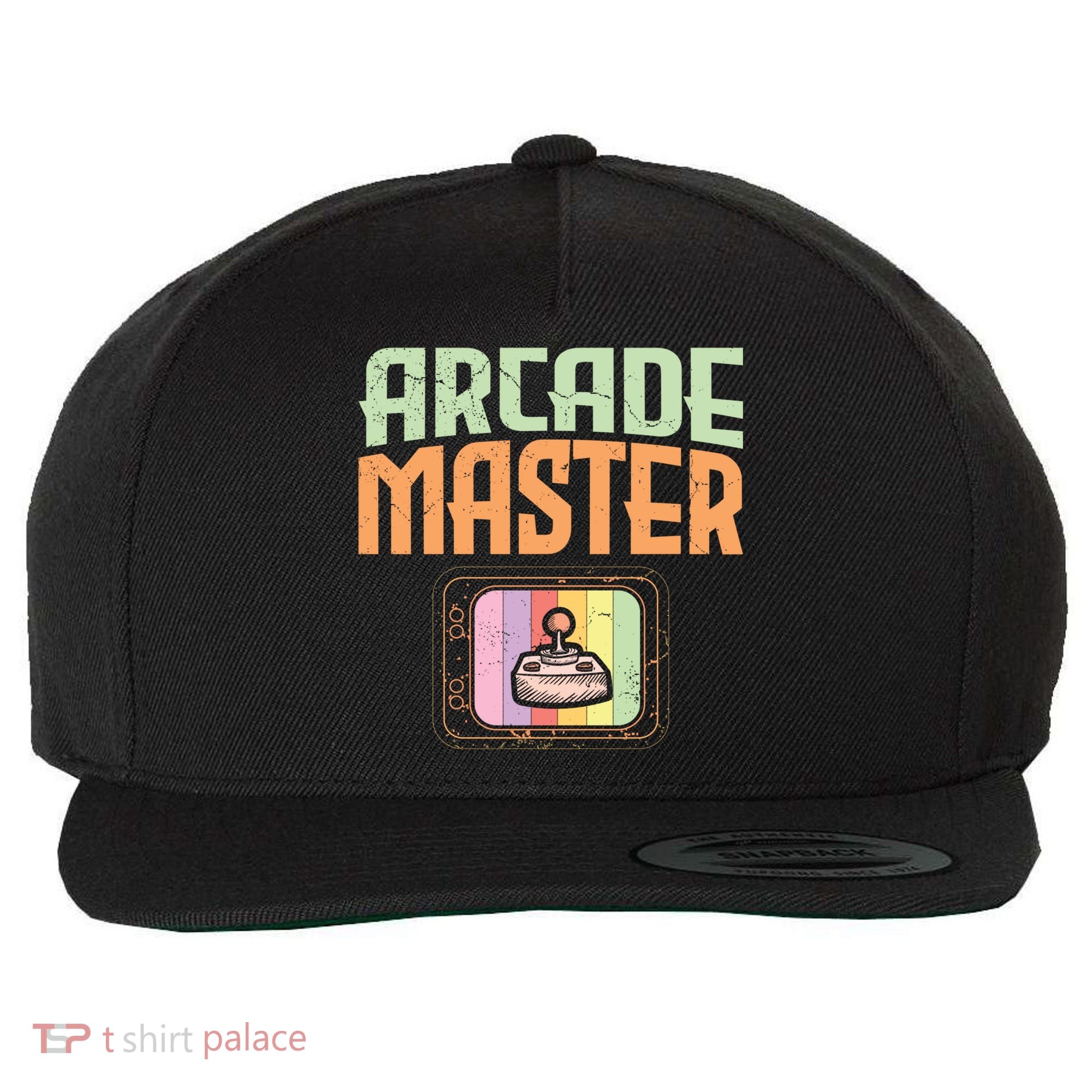 Arcade Master Classic Controller Retro Gaming Arcade Gift Wool Snapback Cap