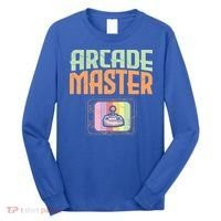 Arcade Master Classic Controller Retro Gaming Arcade Gift Long Sleeve Shirt thumb 0
