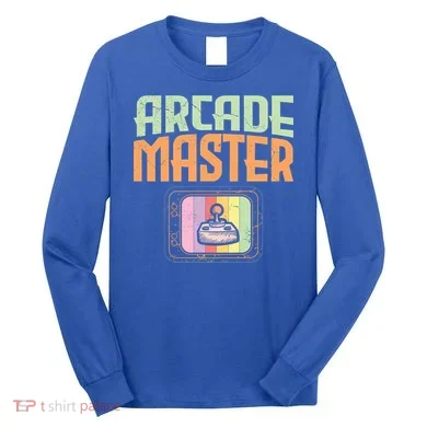 Arcade Master Classic Controller Retro Gaming Arcade Gift Long Sleeve Shirt