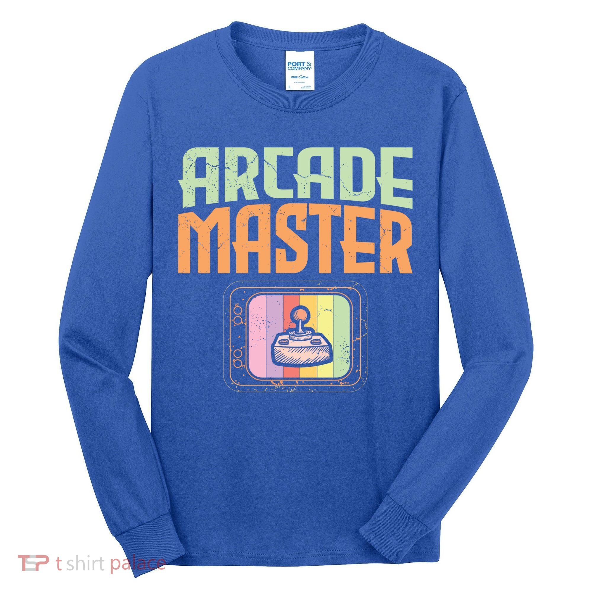 Arcade Master Classic Controller Retro Gaming Arcade Gift Tall Long Sleeve Shirt