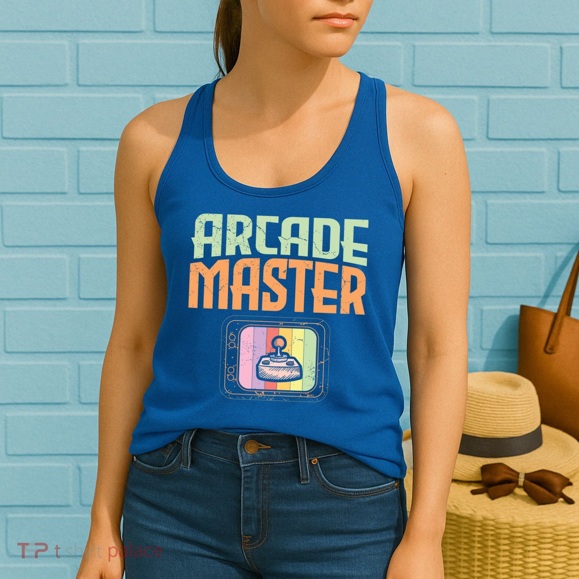 Arcade Master Classic Controller Retro Gaming Arcade Gift Women's Tank Top