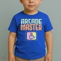 Arcade Master Classic Controller Retro Gaming Arcade Gift Toddler T-Shirt thumb 2
