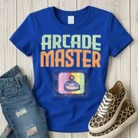 Arcade Master Classic Controller Retro Gaming Arcade Gift Women's T-Shirt thumb 3