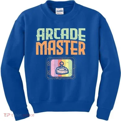 Arcade Master Classic Controller Retro Gaming Arcade Gift Kids Sweatshirt