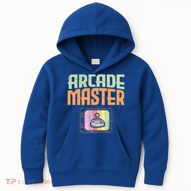 Arcade Master Classic Controller Retro Gaming Arcade Gift Kids Hoodie