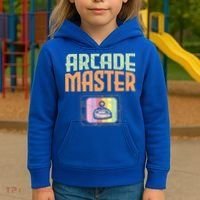 Arcade Master Classic Controller Retro Gaming Arcade Gift Kids Hoodie thumb 3
