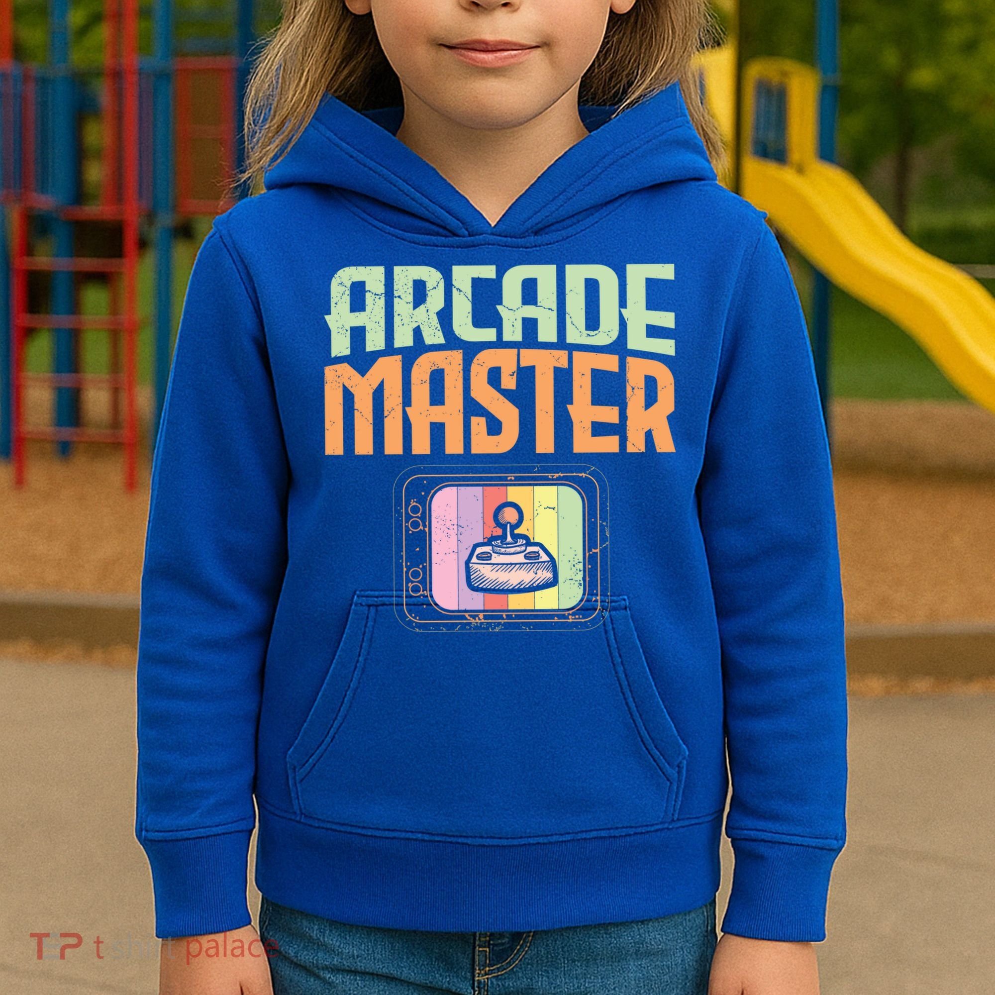 Arcade Master Classic Controller Retro Gaming Arcade Gift Kids Hoodie