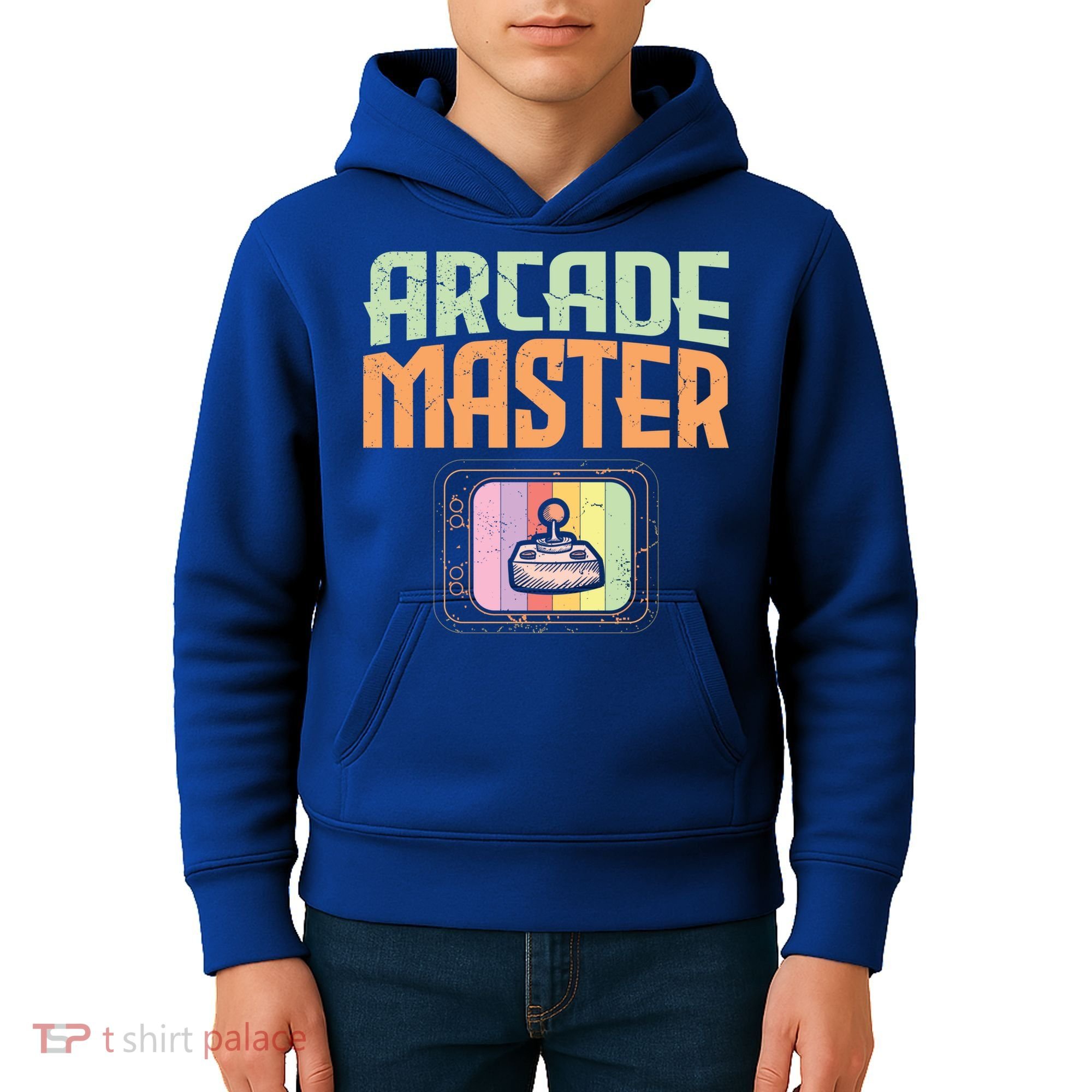 Arcade Master Classic Controller Retro Gaming Arcade Gift Kids Hoodie