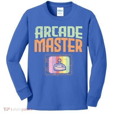 Arcade Master Classic Controller Retro Gaming Arcade Gift Kids Long Sleeve Shirt