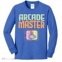 Arcade Master Classic Controller Retro Gaming Arcade Gift Kids Long Sleeve Shirt thumb 0