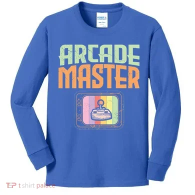 Arcade Master Classic Controller Retro Gaming Arcade Gift Kids Long Sleeve Shirt