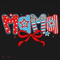 American Mama Coquette Bow Preppy 4th Of July 1776 USA Mom Women's Tank Top thumb 5