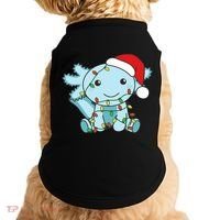 Axolotl Merry Christmas Winter Axolotls Christmas Doggie Tank thumb 0