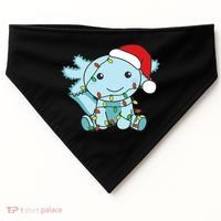 Axolotl Merry Christmas Winter Axolotls Christmas USA-Made Doggie Bandana thumb 0