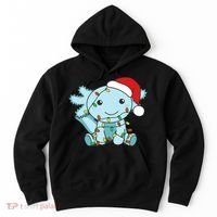 Axolotl Merry Christmas Winter Axolotls Christmas Hoodie thumb 0