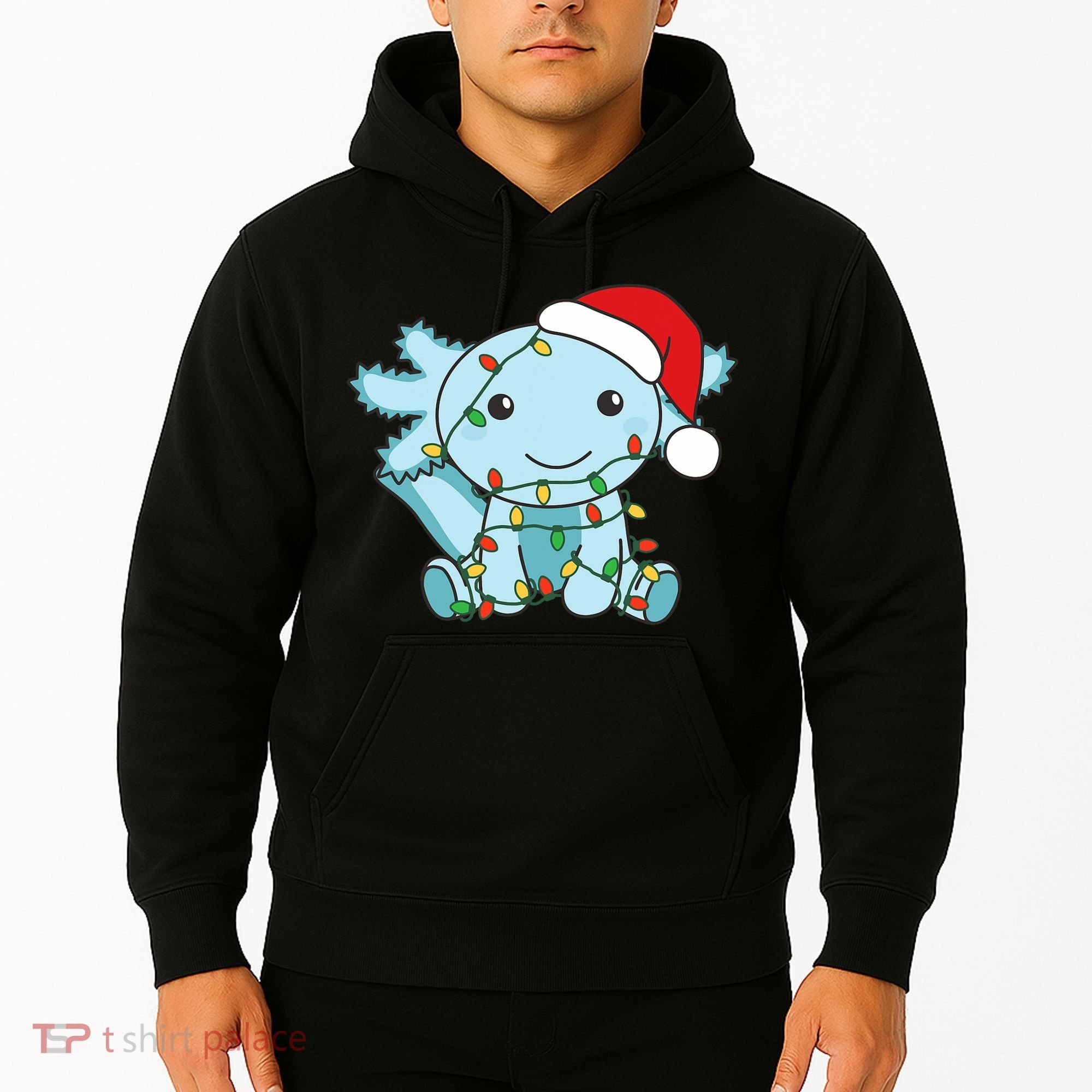 Axolotl Merry Christmas Winter Axolotls Christmas Hoodie