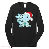 Axolotl Merry Christmas Winter Axolotls Christmas Long Sleeve Shirt thumb 0