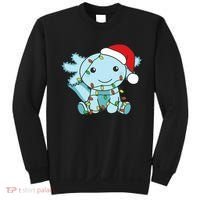 Axolotl Merry Christmas Winter Axolotls Christmas Sweatshirt thumb 0