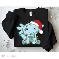 Axolotl Merry Christmas Winter Axolotls Christmas Sweatshirt thumb 2