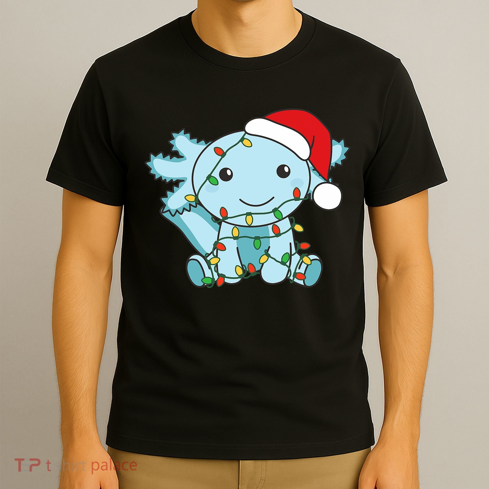 Axolotl Merry Christmas Winter Axolotls Christmas T-Shirt