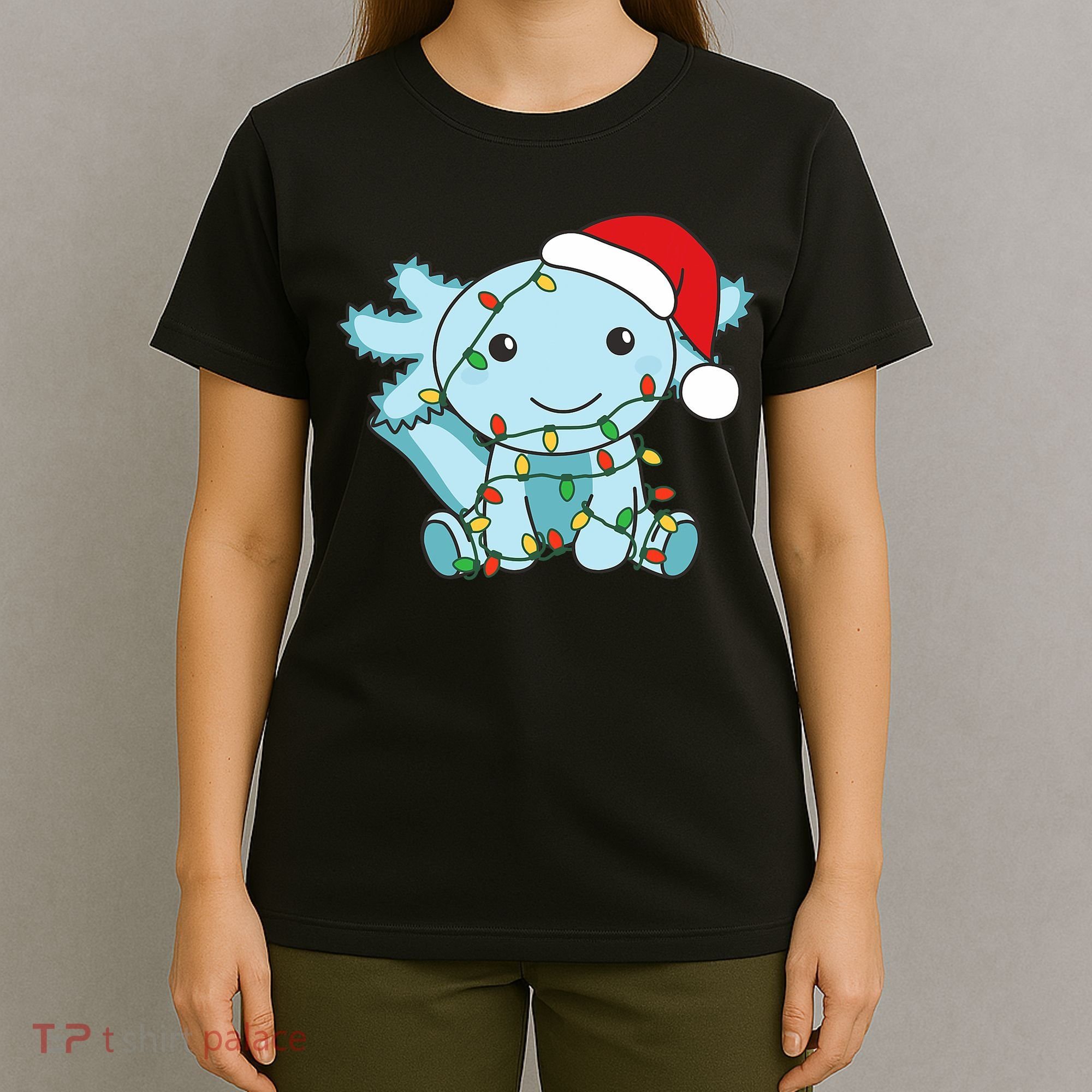 Axolotl Merry Christmas Winter Axolotls Christmas T-Shirt