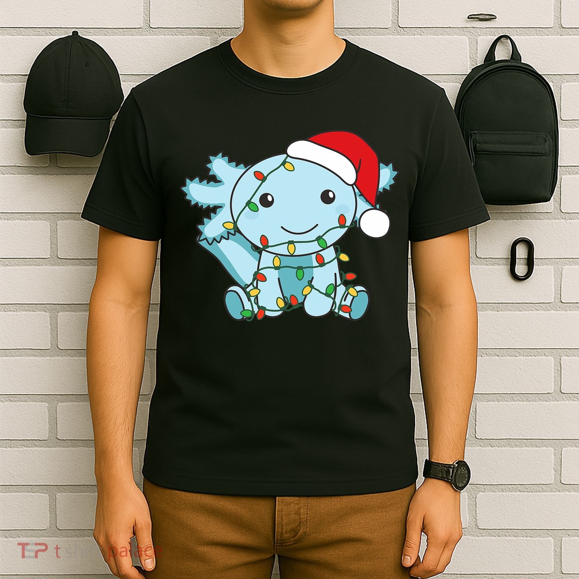 Axolotl Merry Christmas Winter Axolotls Christmas T-Shirt