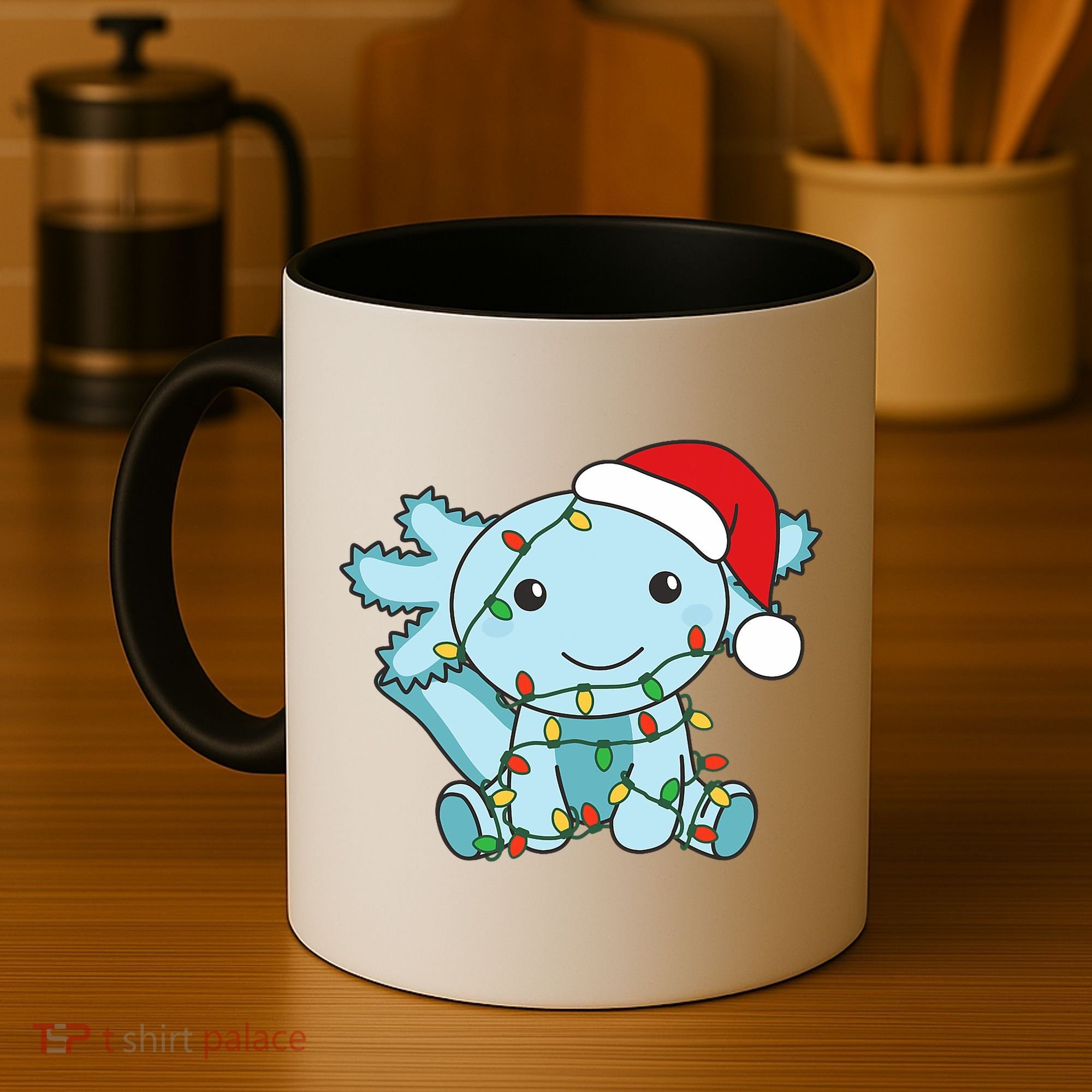 Axolotl Merry Christmas Winter Axolotls Christmas Coffee Mug