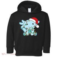 Axolotl Merry Christmas Winter Axolotls Christmas Toddler Hoodie thumb 0