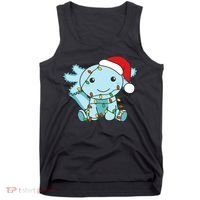 Axolotl Merry Christmas Winter Axolotls Christmas Tank Top thumb 0