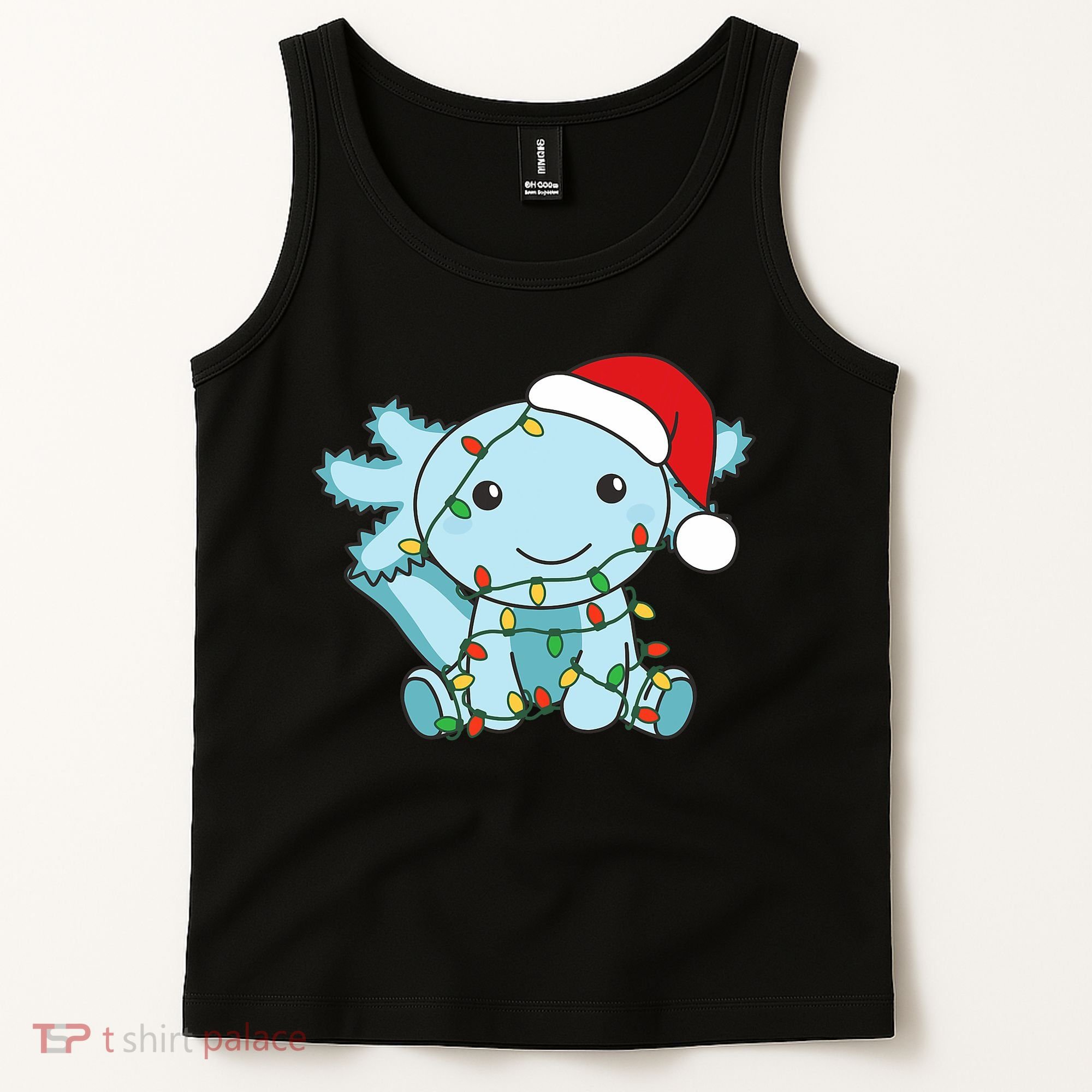 Axolotl Merry Christmas Winter Axolotls Christmas Tank Top