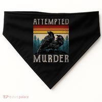 Attempted Murder Crows USA-Made Doggie Bandana thumb 0