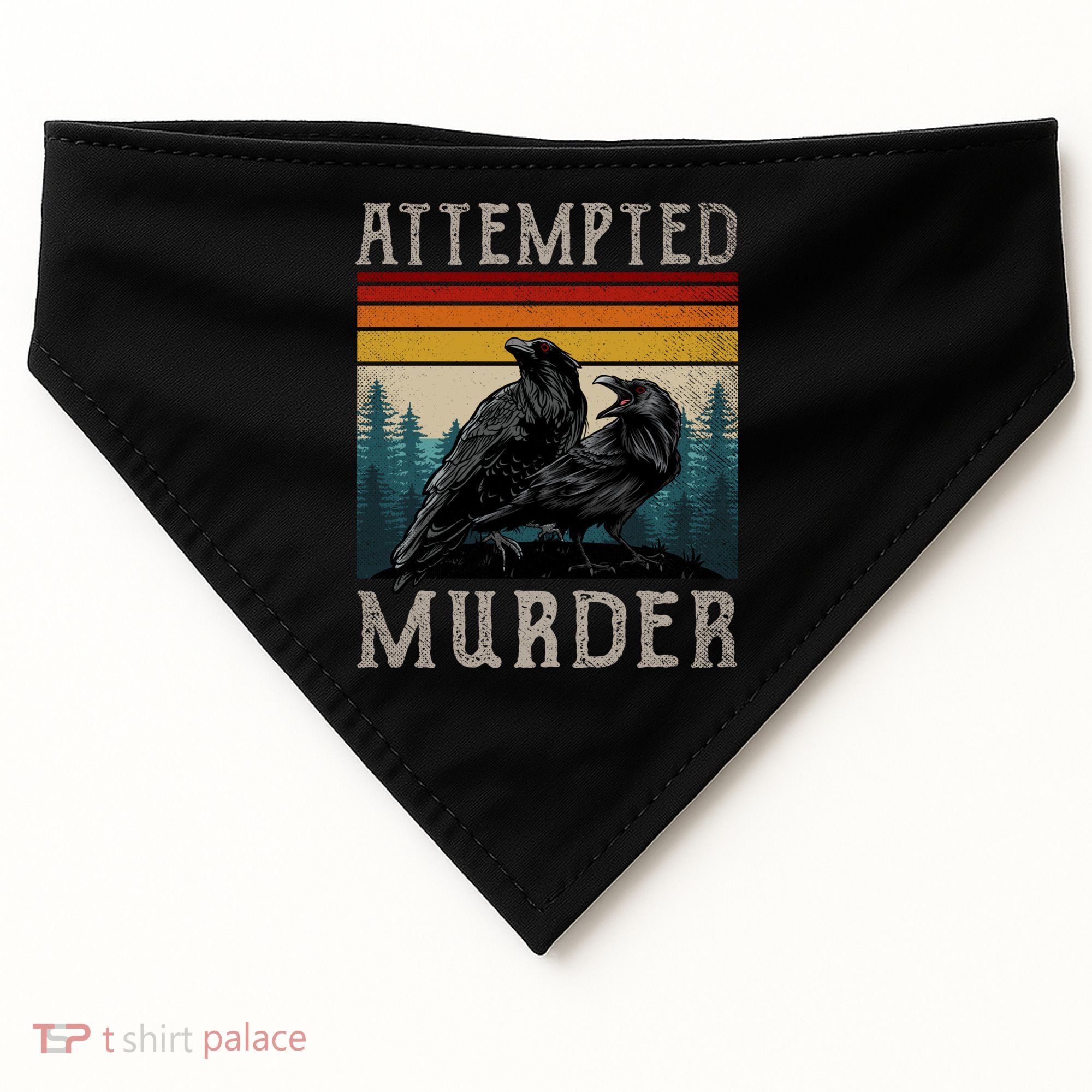 Attempted Murder Crows USA-Made Doggie Bandana
