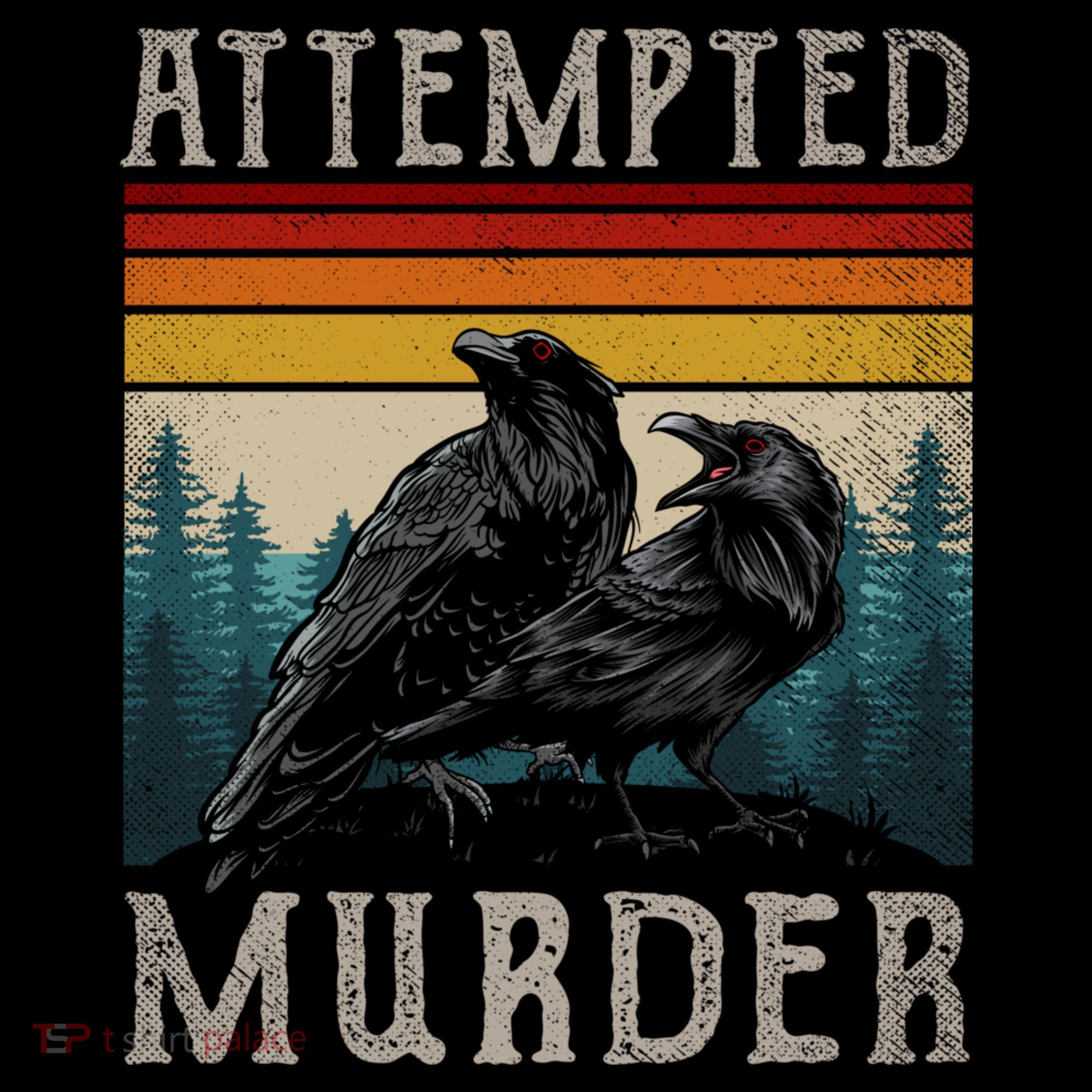 Attempted Murder Crows Ornament
