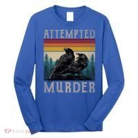Attempted Murder Crows Long Sleeve Shirt thumb 0