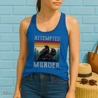 Attempted Murder Crows Women's Tank Top thumb 2