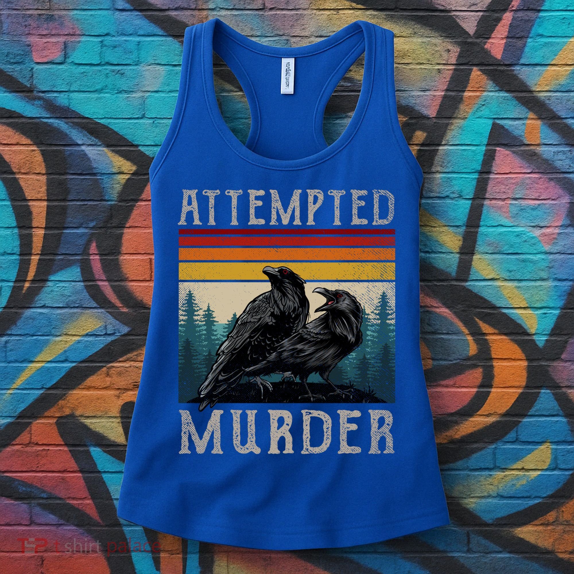 Attempted Murder Crows Women's Tank Top