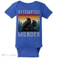 Attempted Murder Crows Baby Bodysuit thumb 0