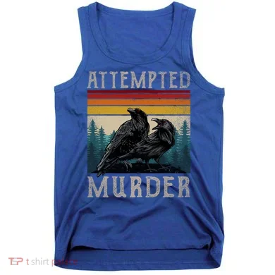 Attempted Murder Crows Tank Top