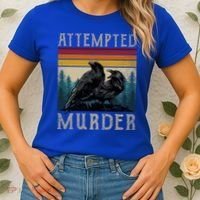 Attempted Murder Crows Women's T-Shirt thumb 2