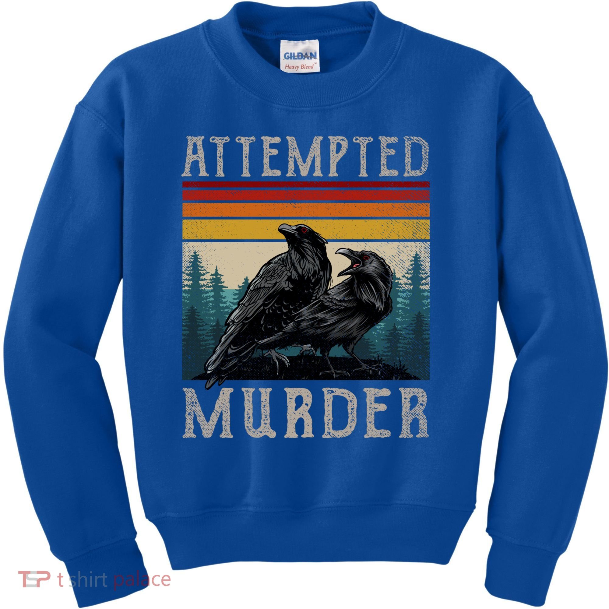 Attempted Murder Crows Kids Sweatshirt