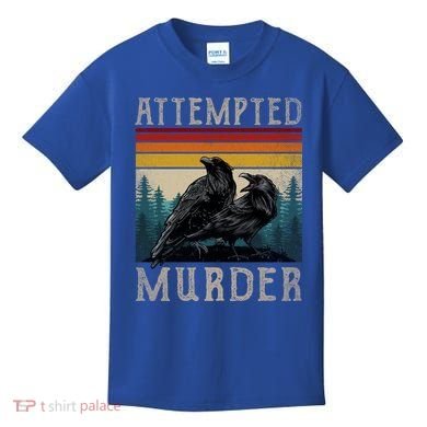 Attempted Murder Crows Kids T-Shirt